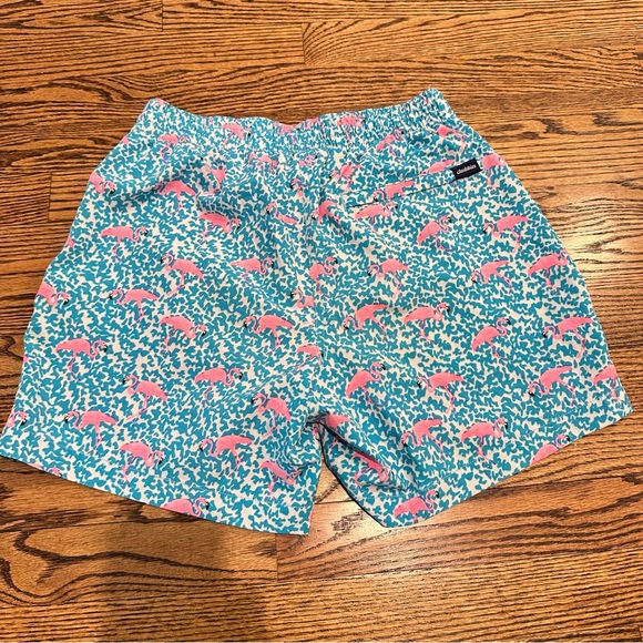 Chubbies men’s swimsuit small blue pink flamingo 5.5 inseam swim trunks - Picture 5 of 5
